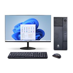 PC EXO Clever A4-RZ52M + Monitor 24"