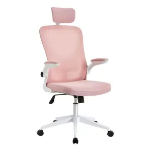 Silla Ergonómica Para Oficina Escritorio Mesh PinkLight